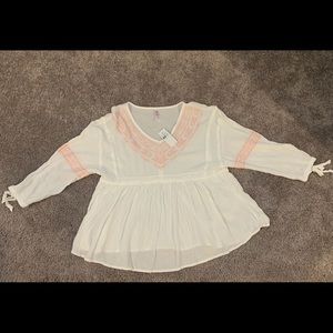 Justice Babydoll top, size 12